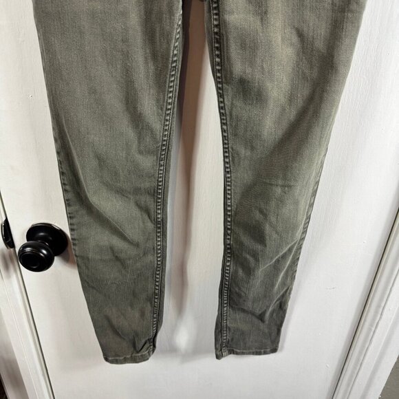 Closed Jeans pedal pusher denim jeans size 24 dark olive green wash - Picture 3 of 9